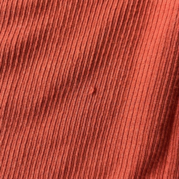 All In Favor Jumpsuit Orange Romper Jumpsuit Size Extra Small High Neck Pockets - Picture 4 of 12